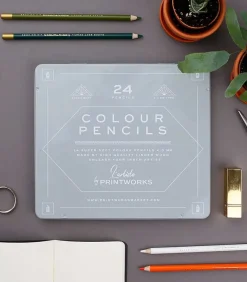 24 Crayons De Couleur Classiques