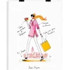 Affiche Eric Giriat 04 St-Tropez 56 X 76 Cm