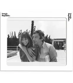 Affiche Jane Birkin & Serge Gainsbourg Karting 40 X 50 Cm