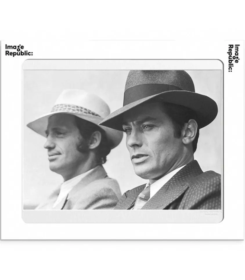 Affiche La Galerie "Borsalino Delon Belmondo" 40 X 50 Cm