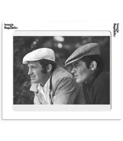 Affiche La Galerie "Casquette Delon Belmondo Gam" 40 X 50 Cm