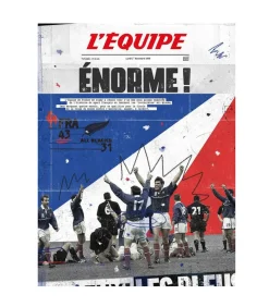 Affiche L'Equipe All Blacks 30 X 40Cm