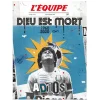 Affiche L'Equipe Maradona 30 X 40Cm