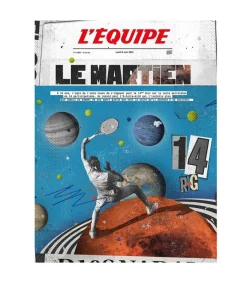 Affiche L'Equipe Nadal 30 X 40Cm