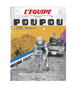Affiche L'Equipe Poulidor 30 X 40Cm