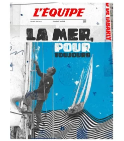 Affiche L'Equipe Tabarly 50 X 70Cm