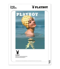 Affiche Playboy Couverture Aout 1962 38 X 56 Cm