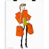 Affiche Soledad "Sac Orange" 56 X 76 Cm