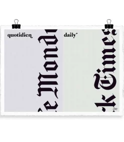 Affiche Vahram Muratyan "Le Journal" 56 X 76 Cm