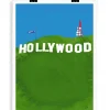 Affiche Wlpp "Hollywood" 56 X 76 Cm