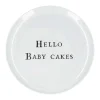Assiette En Melamine "Hello Baby Cakes"