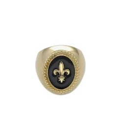 Bague Chevaliere Fleur De Lys