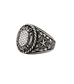 Bague Mad 1969 Argent Et Diamants