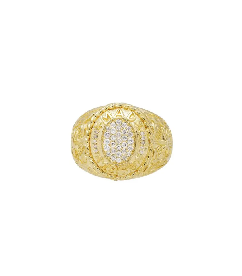 Bague Mad 1969 Jaune Vermeil
