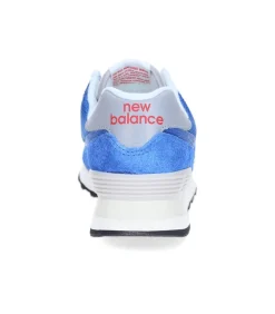 Baskets 574 Blue/White