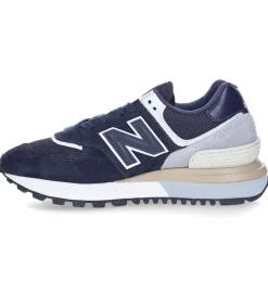 Baskets 574 Navy White