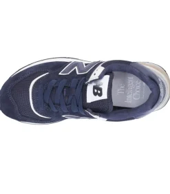 Baskets 574 Navy White
