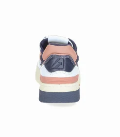 Baskets Clc Blanc, Rose Et Bleu