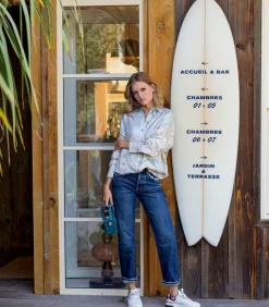 Baskets Clc Blanc, Rose Et Bleu