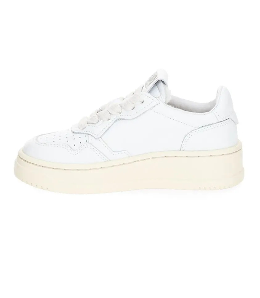 Baskets Enfant Medalist Low Cuir Blanc