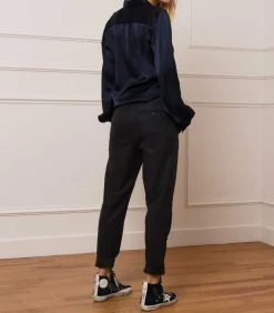 Baskets Francy Classic Cuir Suede Marine