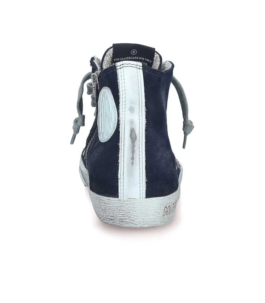 Baskets Francy Classic Cuir Suede Marine