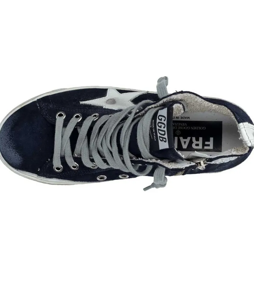 Baskets Francy Classic Cuir Suede Marine