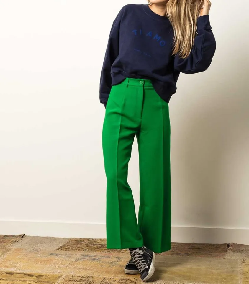 Baskets Francy Classic Cuir Suede Marine