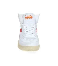 Baskets Heritage Mi Used Blanc/Corail