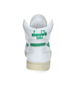 Baskets Heritage Mi Used Blanc/Verde Verdeggiante