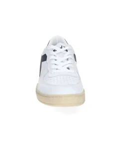 Baskets Homme Mi Low Used Blanc/Bleu Nuits