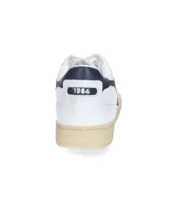 Baskets Homme Mi Low Used Blanc/Bleu Nuits
