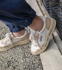 Baskets Low Leather & Suede White Game Set Match