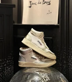 Baskets Medalist Mid Blanc Et Platinum