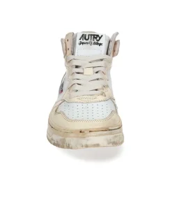 Baskets Medalist Super Vintage Mid Leather White/Ivory