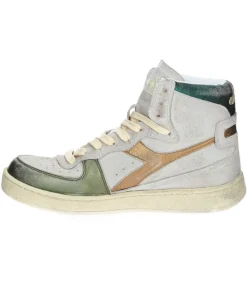 Baskets Montantes Mi Metal Pigskin Oyster White