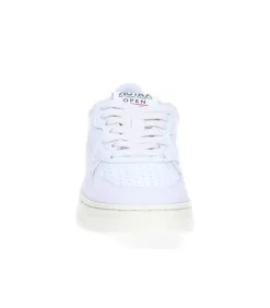 Baskets Open Low Leat White
