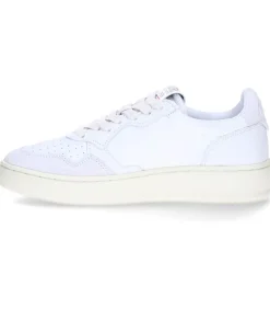 Baskets Open Low Leat White