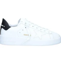 Baskets Purestar Cuir Blanc Noir