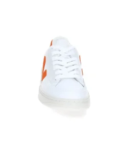 Baskets V-12 Leather White Pumpkin