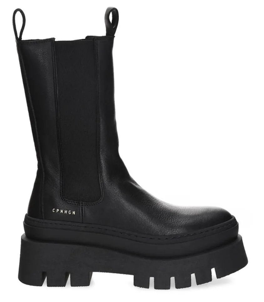 Boots Chelsea Vitello Black