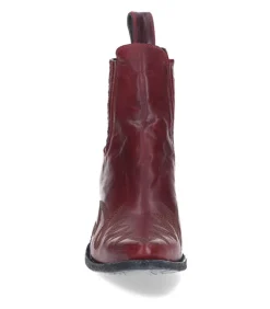 Boots Gaucho Long Stitch Cherry Red