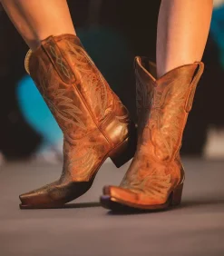 Boots Santiag Mex 10 Perro Loco Rust