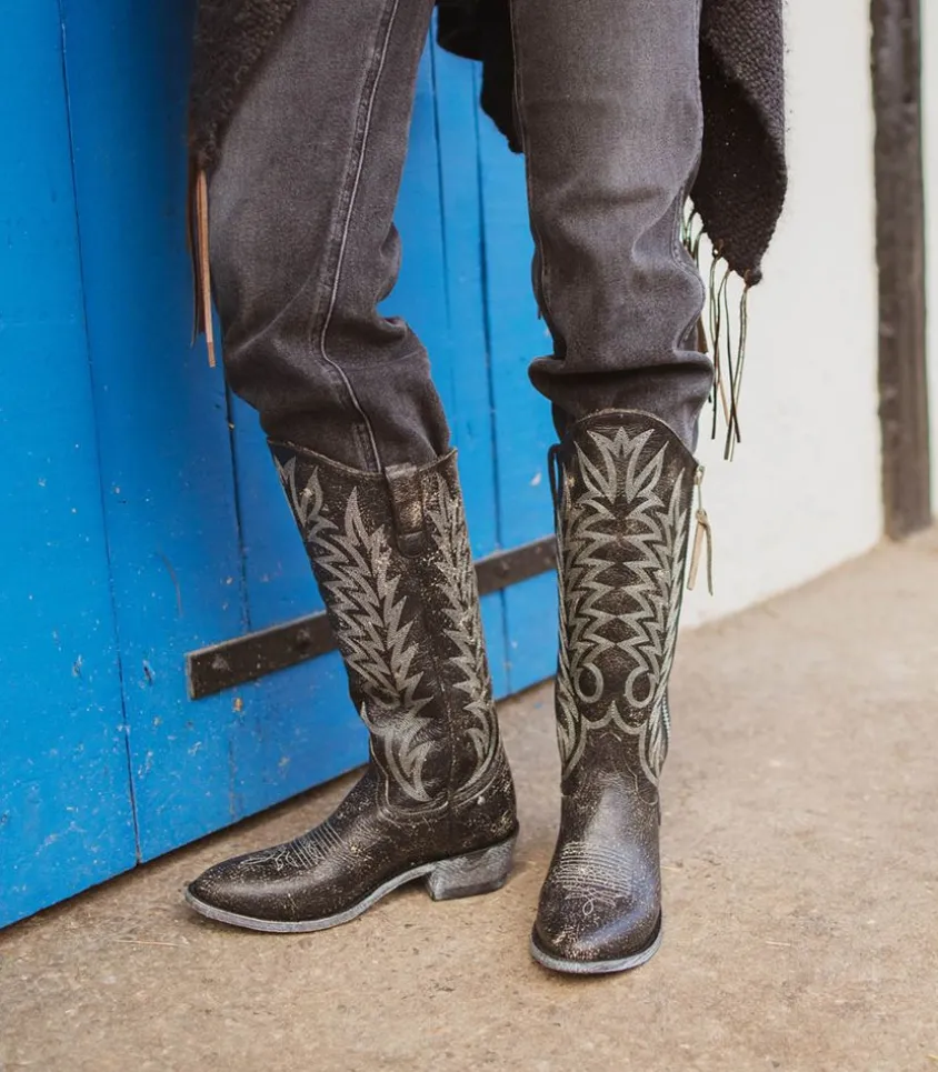 Boots Santiag Razz 13 Crack Black