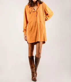 Bottes Hautes En Cuir Cognac