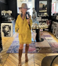 Bottes Hautes En Cuir Cognac