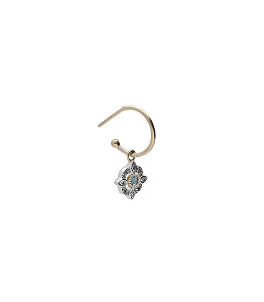 Boucle D'Oreille Bettina London Blue Topaz