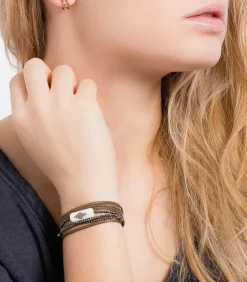 Boucle D'Oreille Double Creole Diamants Noirs