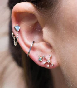 Boucles D'Oreilles Constellation Diamants