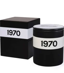 Bougie 1970 Ceramique Noire